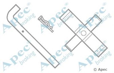 APEC BRAKING kit211 -  Комплектующие, тормозные колодки